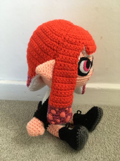 Crochet Splatoon, Splatoon Plush Pattern, Splatoon Doll, Splatoon Plushies, Pearl Plush Splatoon, Marines Funny, Giant Plush, Plush Pattern, Splatoon