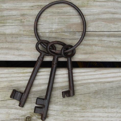 Amazon.com: Pirate Ship Skeleton Jail Keys Set - Cast Iron Costume Prop: Patio, Lawn & Garden Pirate Bathroom, Pirate Bedroom, Pirate Props, Pirate Room, Pirate Decor, Bateau Pirate, Pirate Halloween, Old Keys, Skeleton Keys