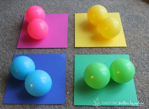 'Be Organised, Be Inspired, Be Creative and Be Yourself'. A blog about Motherhood, Organisation, DIY & Crafts and play ideas for Toddlers. What Are Balls Made Of Preschool, Ball Art For Toddlers, Ball Activities For Infants, Preschool Ball Activity, Ball Sorting Activity, Color Sorting For Toddlers, Ball Pit For Toddlers, Nanny Activities, Toddler Board