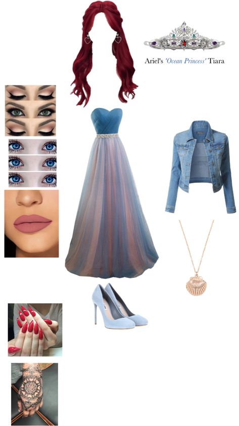 Aurora Inspired Outfits, Ariel Daughter, Descendants Cosplay, Descendants Auradon, Descendants Oc, Grunge Outfit, Character Inspired Outfits, Disney Inspired Outfits, Oc Ideas