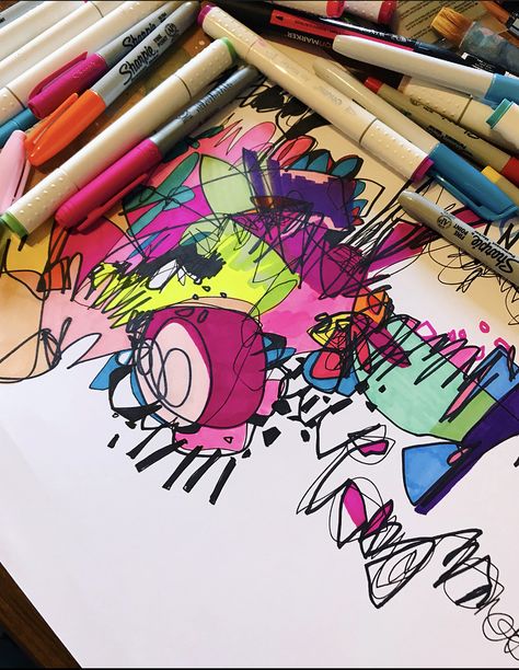 #abstractartist #abstractdoodles #art #artist #abstract #abstractartist #abstractartdrawing #colourfulabstract #doodleart #doodlesketch Abstract Sketches Creative, Abstract Marker Art, Abstract Pen Art, Abstract Drawing Ideas, Ugly Sketchbook, Posca Doodles, Abstract Sketchbook, Artists Sketchbooks, Zendoodle Art