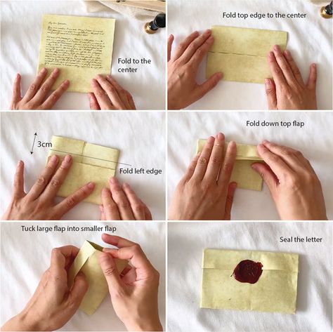 Folding A Letter, Jane Austen Style, Regency Aesthetic, Jane Austen Inspired, Letter Folding, Regency Period, Writing Letters, Aesthetic Letters, Pen Pal Letters