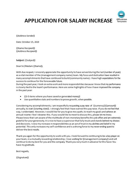 How to Write a Perfect Salary Increase Letter (Tips & Sample Letter). Check out this sample request letter to ask for a higher salary to win time and to send Pay Raise Request, Letter Asking For A Raise, Asking For A Raise Template, Raise Request Letter, Salary Increase Request Letter, How To Answer Salary Expectations, How To Counter Offer Salary, Salary Slip Format Word, Letter To Boss