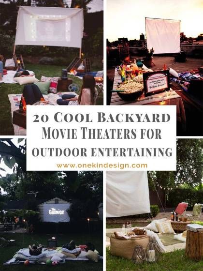 20 Cool backyard movie theaters for outdoor entertaining Fun Garden Projects, Backyard Movie Theaters, Backyard Movie Party, Outdoor Movie Theater, Backyard Getaway, Movie Night Birthday Party, Movies Under The Stars, Backyard Movie Nights, Outdoor Projector