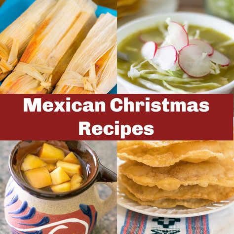 Mexican Christmas Recipes - Thrift and Spice Traditional Mexican Christmas Dinner, Mexican Christmas Recipes, Authentic Barbacoa Recipe, Christmas Main Meal, Traditional Mexican Christmas, Mexican Thanksgiving, Christmas Fruit Salad, Sweet Tamales, Barbacoa Recipe