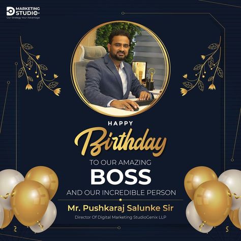 Happy Birthday Sir✨🥳 This is a special day for us because it is also special for you. We want you to know that you are a Great Leader and deserve the best in Life. in addition to being a Great Leader you are also a Great Friend. deserve the best 😇💐 Wishing you a very happiest birthday ever 🎊🥳 Being A Great Leader, Happy Birthday Sir, Happiest Birthday, Great Friend, Happy Birthday To Us, Very Happy Birthday, Great Leaders, In Addition, Marketing Courses