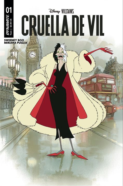 Villans Costumes, Joshua Middleton, Sweeney Boo, Disney Cruella, Dalmatian Puppies, Hanging By A Thread, Cruella Deville, Disney Villain, Baby Posters