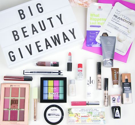 Enter to win the Big Beauty Giveaway from A Good Hue blog The Balm Cosmetics, Glitter Things, Makeup Giveaway, Beauty Giveaway, Dulce Candy, Pretty Writing, Special Makeup, Pixi Beauty, Girls Getaway