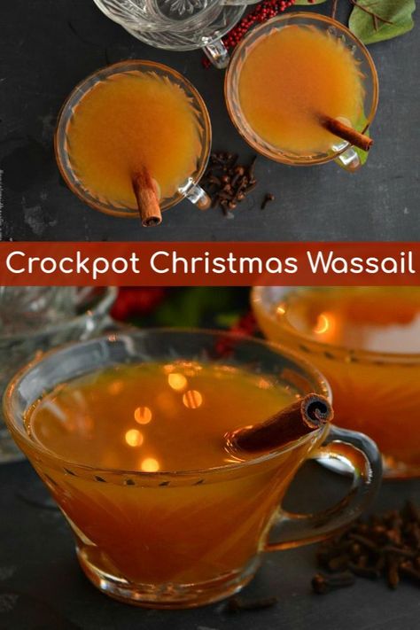 Crockpot Wassail Recipe, Crockpot Wassail, Wassail Recipe Crockpot, Christmas Wassail, Slow Cooker Christmas, Crockpot Christmas, Wassail Recipe, Christmas Recipes For Kids, Delicious Christmas Desserts