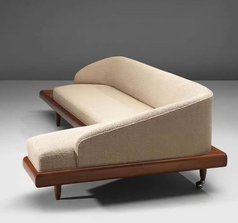 Sofa Scandinavian, Sofa Santai, Trendy Sofas, Sofa Design Wood, Wooden Sofa Set Designs, Luxury Sofa Design, Kursi Bar, Wooden Sofa Designs, Corner Sofa Design