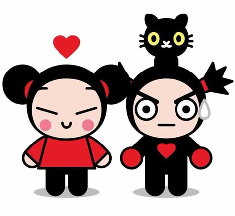 Pucca, Garu and Mio Pucca X Garu Drawing, Pucca Wallpapers Iphone, Pucca Cartoon, Garu And Pucca, Puka And Garu, Puca And Garu, Pucca And Garu, Loves Baby Soft, Cartoon Books