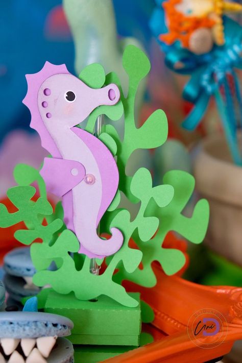 Kara's Party Ideas Shark Under the Sea Birthday Party | Kara's Party Ideas