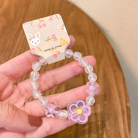 Faster shipping. Better service Bracelet Making Tutorial, Kids Bead Bracelet, Kawaii Bracelet, Diy Kandi Bracelets, Cartoon Princess, Butterfly Charm Bracelet, Gelang Manik-manik, Bead Charms Diy, Princess Cartoon