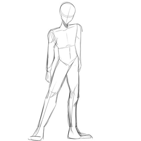 Drawing Base One Person Standing, Male Body Sketch Pose Reference Standing, Sketch Poses Standing, Standing Base Reference, Ych Base Standing, Male Body Base Drawing Simple, Standing Pose Drawing Reference Male, Drawing Poses Simple Standing, Standing Character Poses Drawing