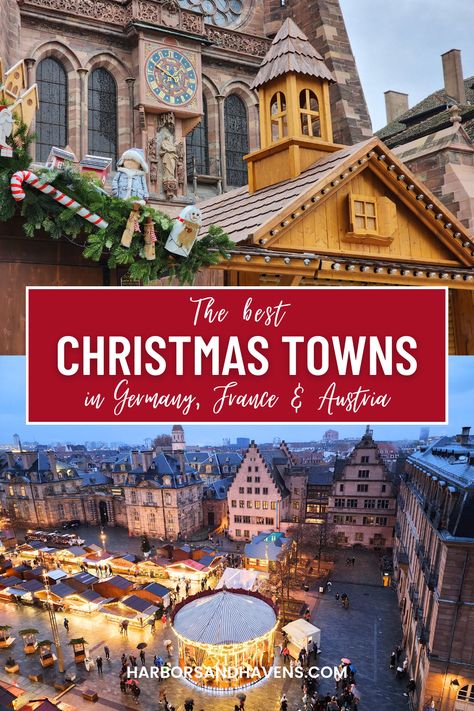 The Best Christmas in Europe Itinerary for 7 to 14 Days — Harbors & Havens Christmas Markets Germany, German Christmas Markets, Christmas In Europe, Christmas Markets Europe, Exotic Beaches, Europe Itineraries, Holiday Market, German Christmas, Christmas Town