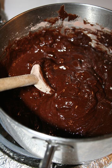 What Happens When You Cook Brownie Mix on the Stovetop? — CakeSpy Stovetop Desserts Easy, Stove Top Brownies, Stovetop Brownies, Stove Top Desserts, Stovetop Desserts, France Recipes, Betty Crocker Brownie Mix, Crowd Recipes, Microwave Brownie