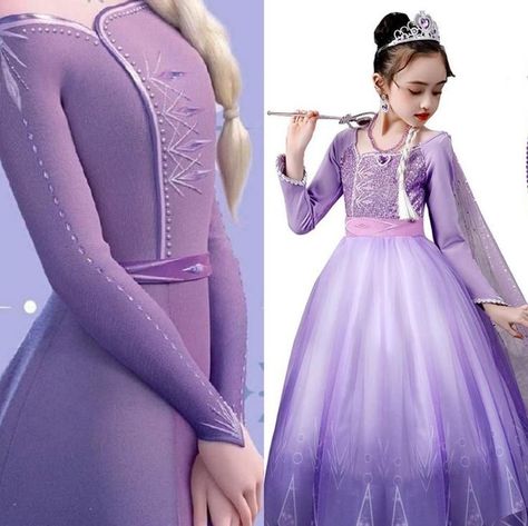 Purple Ball Gown, Tangled Princess, Elsa Costume, Bustle Dress, Fancy Costumes, Princess Cosplay, Elsa Anna, Long Hair Girl, Lingerie Dress