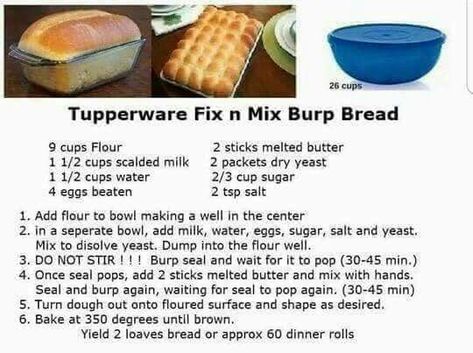 Samanthahenderson.my.tupperware.com Tupperware Bread Recipe, Bosch Mixer, Caramel Rolls, Tupperware Bowls, Tupperware Recipes, Yeast Rolls, Sweet Dough, Recipes Sweet, Bowl Recipes