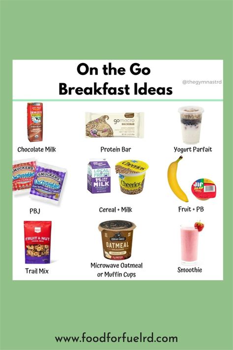 Snacks For Practice, Early Morning Breakfast Ideas, Before Workout Breakfast, Early Morning Pre Workout Food, Breakfast Before Running, Best Fruit To Eat In The Morning, What To Eat For Breakfast Before Workout, On The Go Breakfast Ideas, Morning Practice