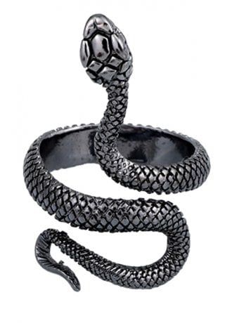 Night Serpent Ring | Attitude Clothing Punk Mode, Gothic Party, Unique Gifts For Girls, Elegante Y Chic, Ring Man, Punk Art, Dragon Ring, Retro Punk, Fancy Gifts