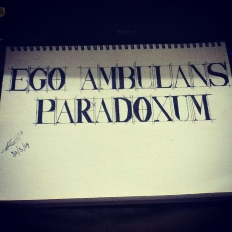 'Ego Ambulans Paradoxum' Latin for 'I am a walking paradox' Paradox Tattoo Ideas, Paradox Tattoo, Sketches To Draw, Ribs Tattoo, Tattoo Font For Men, Quote Symbol, Girls With Sleeve Tattoos, Quote Tattoo, New Tattoo Designs