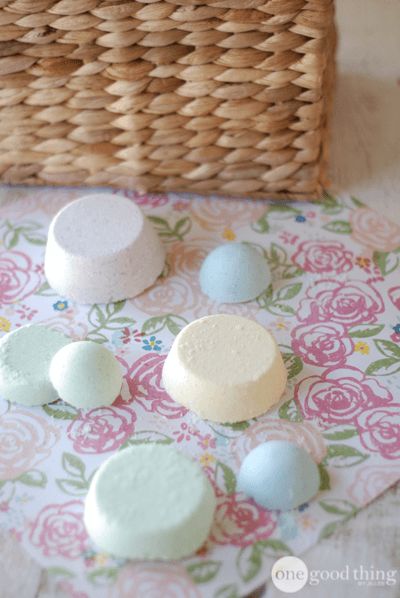 How To Make Your Own Lush-Inspired Bath Bombs - One Good Thing by JilleePinterestFacebookPinterestFacebookPrintFriendly Starch Foods, Homemade Bath Products, Essential Oil Recipes, Diy Bath Products, Oil Recipes, Avocado Oil, Food Coloring, Corn Starch, How To Make Your