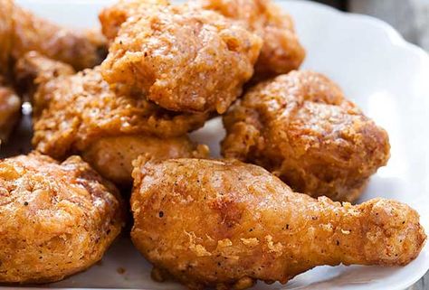 Top Hat Cafe Batter Fried Chicken Recipe | Columbus GA Fried Chicken Brine, Battered Chicken, Fried Chicken Batter, Perfect Fried Chicken, Chicken Batter, Brine Chicken, Making Fried Chicken, Southern Fried Chicken, Cooking 101