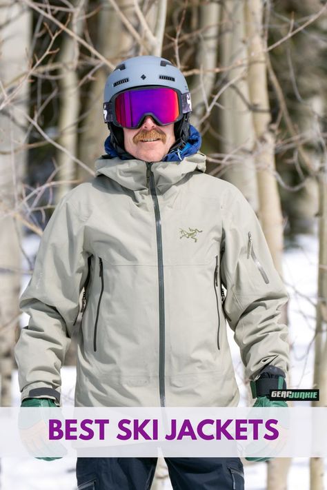 Whether at a ski area or out of bounds, you’ll need to be protected from a sphere of elements including beaming sunshine, bitter wind, wet snowflakes, and slashing hail. Finding the best ski jacket will keep you warm, dry, and on the mountain longer. Gore Tex Jacket, Ski Jacket Mens, Ski Area, Snowboard Jacket, Puffy Jacket, Shell Jacket, Ski And Snowboard, Ski Jacket, Bitter