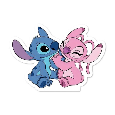 Stitch And Angel Cake, Stitch Y Angel, Stitch Bday, Angel And Stitch, Angel Stitch, Stitch Png, Angel Cake, Stitch And Angel, Angel Tattoo