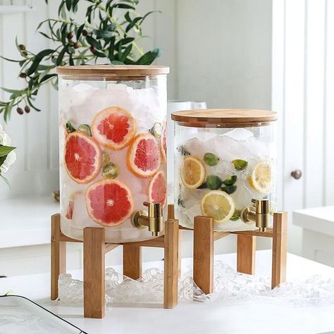 https://amzn.to/3obSvv5 Glass Drink Dispenser, Bridal Shower Inspo, Glass Drink, Food Summer, Summer Corn, Boat Food, Baby Shower Brunch, Shower Inspiration, Lake Food