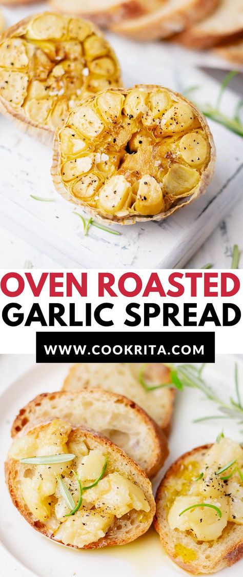 Roasted Garlic Recipes For Bread, Roasted Garlic On The Grill, Homemade Roasted Garlic Butter, Roasted Garlic On Bread, Roasted Garlic For Bread, Oven Roasted Garlic Bread, Roasted Garlic Toast, Oven Roasted Garlic Cloves, Roast Garlic In Oven