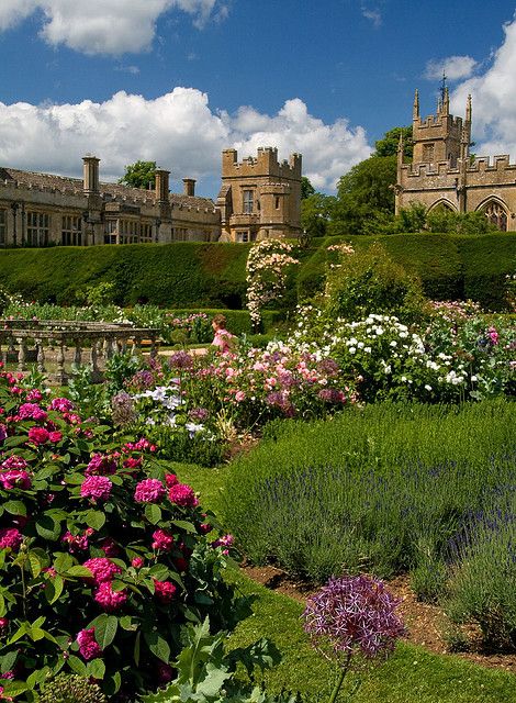 Rose Garden,    Sudeley Castle, Gloucestershire Magic Places, Old Castle, English Castles, फोटोग्राफी 101, Famous Castles, Castle Garden, Garden Rose, Beautiful Castles, Stately Home