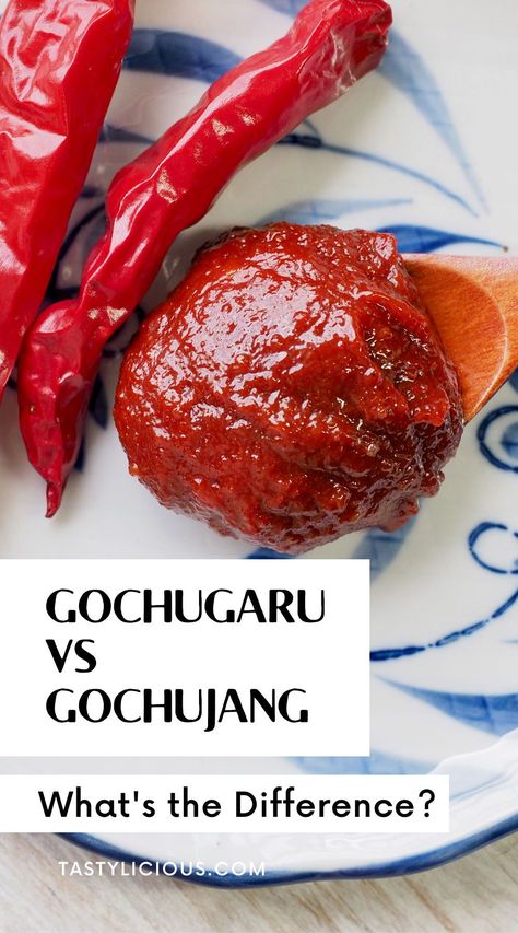 gochugaru vs gochujang for kimchi | gochugaru vs gochujang taste | gochugaru substitute | is gochugaru same as gochujang | is gochujang same as gochugaru | can you substitute gochugaru for gochujang | difference between gochugaru and gochujang Kimchi With Gochujang Paste, Gochugaru Substitute, Kimchi With Gochujang, Gochugaru Recipes, Gochujang Paste Recipe, Gochujang Kimchi, Homemade Gochujang Recipe, Recipes With Gochujang, Gojuchang Recipe