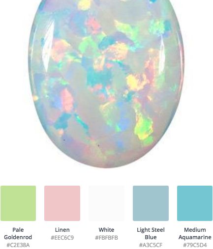 opal palette How To Paint Iridescent Effect, Colours That Go With Silver, Iridescent Coloring Tutorial, Opal Colour Palette, Opal Paint Color, Pearlescent Color Palette, How To Paint Iridescent, Opalescent Color Palette, Iridescent Colour Palette