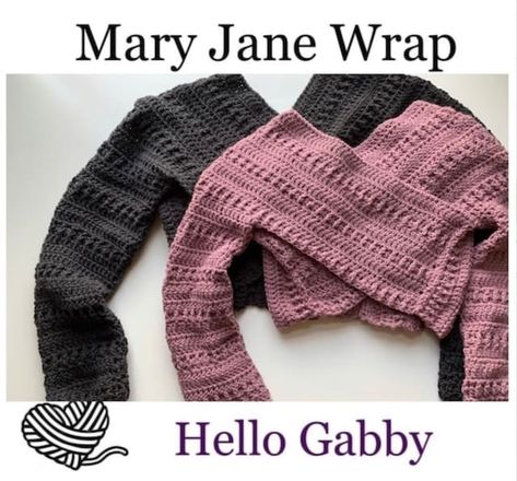 Diy Shrug, Confection Au Crochet, Medium Weight Yarn, Crochet Wrap, Crochet Diy, Crochet Motifs, Winter Diy, Diy Crochet Projects, Sweater Crochet Pattern