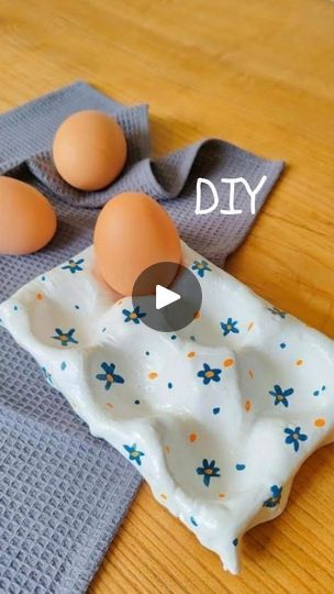 Diy Boite Oeuf, Dye, Sculpture, Fimo, Upcycling