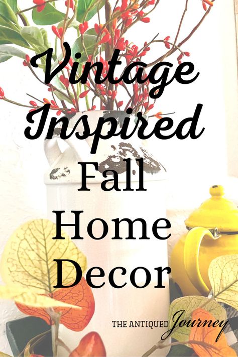 Fall Vintage Decor, Vintage Fall Decor Ideas, Vintage Lantern Decor, Early Fall Decor, Autumn Window Display, Vintage Fall Decor, Fall Napkins, Vintage Crock, Peaceful Home