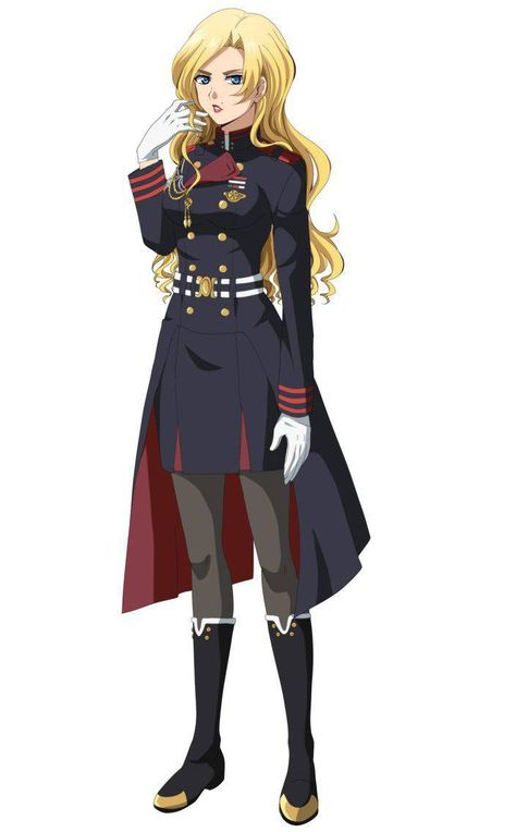 Anime Military Uniform, Military Uniform Female, Women's Military Uniform, Kurosaki Ichigo, Anime Military, Owari No Seraph, Fantasy Warrior, Anime Oc, Female Character Design