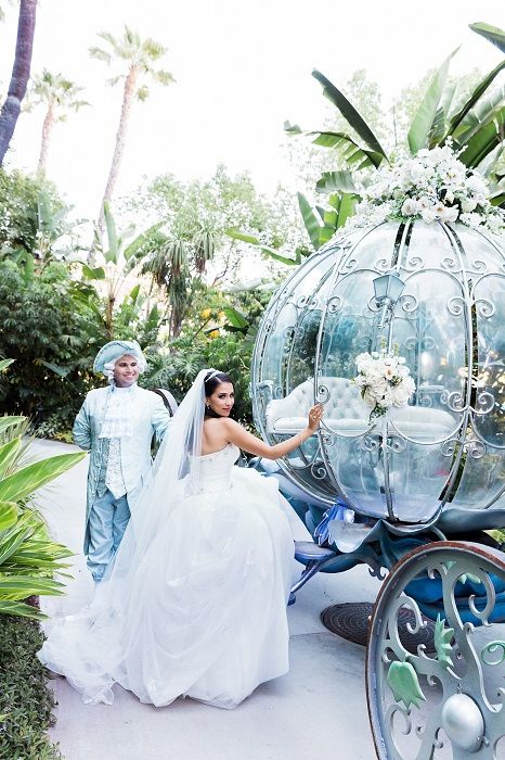 A Fairy Tale Wedding at The Disneyland Hotel, Anaheim CA.    #disneywedding #disneybride #fairytalewedding #weddinggoals #disneyland #disbride #cinderella Disneyland Hotel Anaheim, Cinderella Wedding Theme, Fairytale Wedding Theme, Disneyland Wedding, Fairytale Bridal, Cinderella Theme, Disney Bride, Disney Wedding Theme, Fairy Tale Wedding Dress