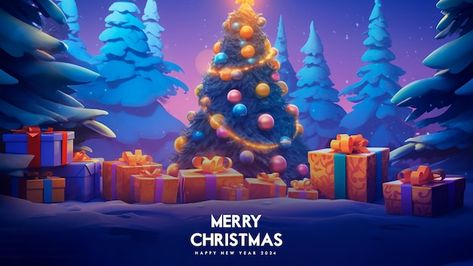 Merry Christmas Background Landscape, Holidays Background, New Year Background, Happy New Year Background, Merry Christmas Background, Christmas Landscape, Background Christmas, Inspirational Art, Merry Christmas And Happy New Year