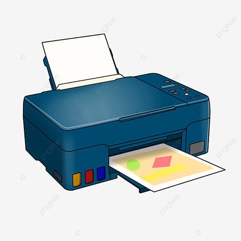 Printer Cartoon, Printer Clipart, Picture Printer, Adjective Worksheet, Paper Box Template, Office Printers, Flashcards For Kids, Color Printer, Latest Design Trends