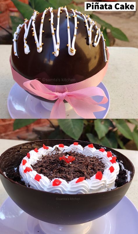 Pinata Cake For Valentines Day, Hammer Cake Ideas, Cake Bombshell, Chocolate Smash Cake With Hammer, Sphere Cake Ideas, Pinata Cake For Men, Pinata Cake Ideas, Pinata Cake Design, Hammer Cake