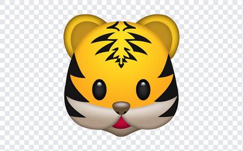 Tiger Emoji PNG Tiger Emoji, Monkey Emoji, Animated Fonts, Dog Emoji, Emoji Png, Ios Emoji, Spiral Shell, Monkey Face, Mockup Downloads