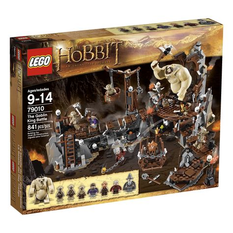 Lego Playground, Lord Of The Rings Lego, Lego The Hobbit, Lego Lotr, Lego Lord Of The Rings, Lego Hobbit, Lego Village, The Goblin King, Hobbit An Unexpected Journey