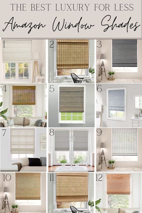 The Best Luxury for Less Amazon Curtains, Rods, and Shades - Bless'er House Amazon Curtains, Living Room Shades, Curtains Rods, Window Treatments Living Room, Curtains Living, Living Room Windows, Window Shades, Curtains Living Room, Decoration Design