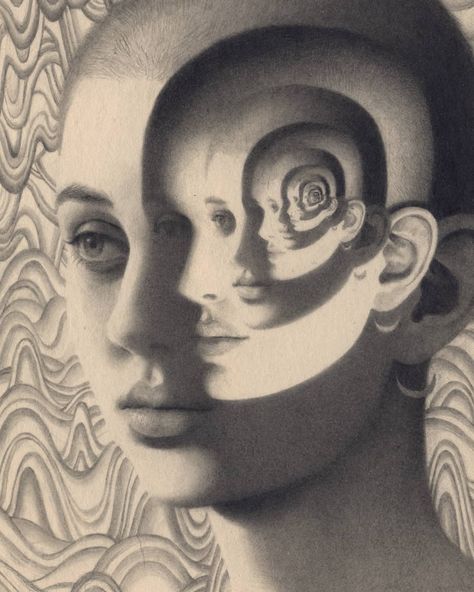 Miles Art, Miles Johnston, Inner Mind, Colossal Art, Toned Paper, A Level Art, Fantasy Artist, Arte Pop, Surreal Art