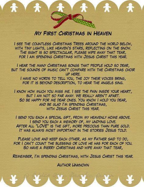 I'm spending Christmas with Jesus this year Christmas Heaven, Christmas In Heaven Poem, Heaven Poems, Christmas Poem, Miss You Mom, Heaven Quotes, Christmas In Heaven, Christmas Poems, Six Feet Under