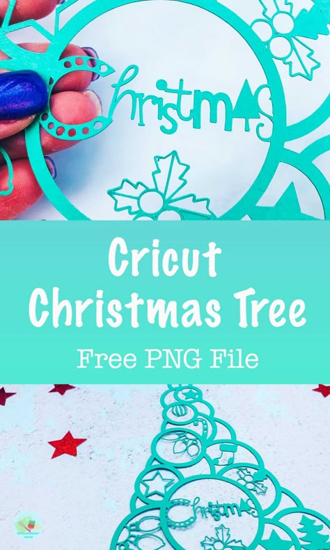 Christmas Tree Svg Free, Tree Svg Free, Gifts With Cricut, Layered Christmas Tree, Cricut Christmas Cards, Crafts With Paper, Pretty Christmas Trees, Tree Cut, Cricut Christmas Ideas