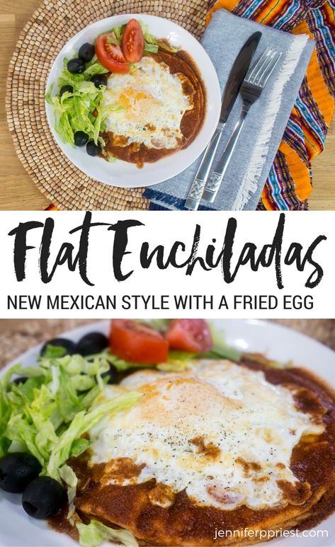 OMG this look so delicious!! Best flat enchiladas recipe ever! New Mexico style flat enchiladas recipe, topped with an egg. Includes HOMEMADE enchilada sauce recipe! #SmartFunDIY #enchiladas #stackedenchiladas #flatenchiladas #newMexico #NewMexicanFood #MexicanFood #enchiladasuce #mexicanrecipes #recipe #dinner #30minutemeals Flat Enchiladas, Recipe Enchiladas, Homemade Enchilada Sauce Recipe, Enchilada Sauce Recipe, Enchilada Sauce Easy, New Mexico Style, Recipes With Enchilada Sauce, Homemade Enchilada Sauce, California Food