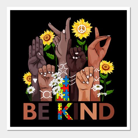 Deaf Art, Sign Language Art, Christian Leave, Deaf Awareness, Bus Art, Asl Sign Language, Awareness Poster, Deaf Culture, Love Your Neighbour